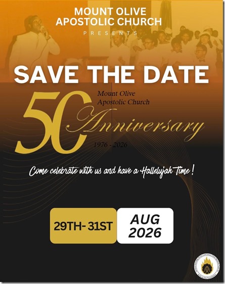 Save the date 50th annivasairy 